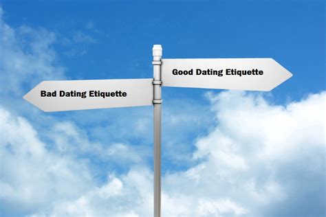 dating websites etiquette